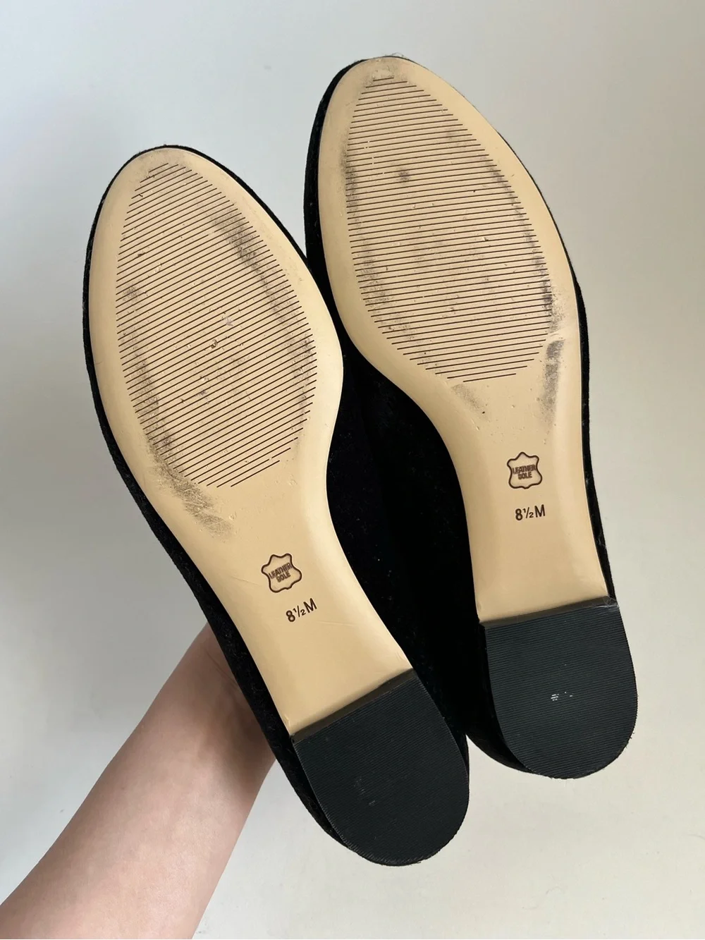Talbots Black Velvet Ryan Pave Bit Loafers Size 8.5
